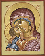 Our Lady of Grace Vladimir 002 Painting by William Hart McNichols