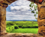 Outside the Fortress Wall Painting by Jeffrey Kolker