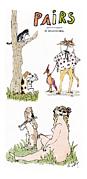 'pairs' Drawing by William Steig