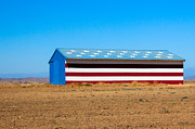 Patriotic Barn Photograph by Nicholas Blackwell