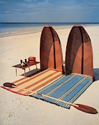 Pixie Collapsible Boat On The Beach Photograph by Lois and Joe Steinmetz