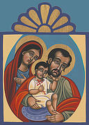 Retablito de la Sagrada Familia 200 Painting by William Hart McNichols