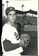 Sandy Koufax Photo Portrait Photograph by Gianfranco Weiss
