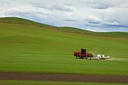 Spraying the Fields Photograph by Mary Lee Dereske