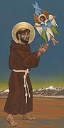 St. Francis Patron of Colorado 186 Painting by William Hart McNichols