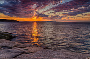 Sunrise Drama Acadia National Park Photograph by Jeff Sinon