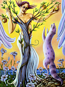 Teasing the Weasel Painting by Valerie White