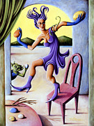 The Egg Show Painting by Valerie White