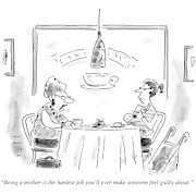 The Hardest Job You'll Ever Make Someone Feel Drawing by Christopher Weyant