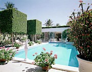 The Pool And Garden Of A Home Photograph by William Grigsby