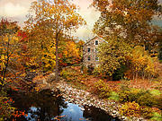 The Stone Mill in Autumn Photograph by Jessica Jenney
