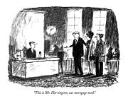 This Is Mr. Harrington Drawing by Robert Weber