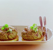 Turkish Style Lamb Burgers Photograph by Romulo Yanes