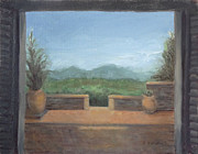 Tuscan Olive Gove Painting by Carol DENMARK