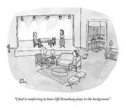 Two Women Chat In A Living Room Drawing by Amy Hwang