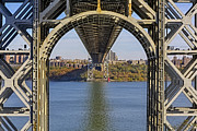 Under The George Washington Bridge Photograph by Susan Candelario