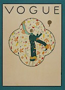 Vogue Cover Illustration Of A Woman Standing Digital Art by Harriet Meserole