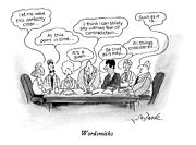 Wordsmiths Drawing by W.B. Park