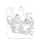 Would You Be Interested In Helping To Save Drawing by Chon Day