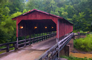 WV Covered Bridge Digital Art by Flees Photos