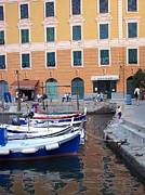 Harbor Reflections - Camogli Italy Photograph by Roche Fine Art