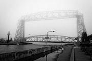 Lift Bridge Silver Fog Photograph by Duluth To Door County Photography