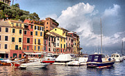 Portofino Harbor Photograph by Roche Fine Art