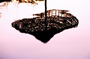 Reflection Of A Parasol In The Water Photograph by Sami Sarkis Photography