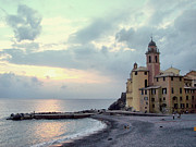 Sunset at Camogli Photograph by Roche Fine Art