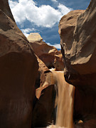 The Red Clay Faces of  Willis Creek.  Utah. Photograph by Joe Schofield