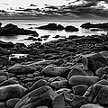 Boulders At Sunrise Marginal Way Photograph by Jeff Sinon
