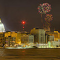 Madison New Years Eve Photograph by Steven Ralser