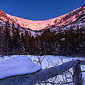 Tuckerman Ravine In The Winter Alpenglow
