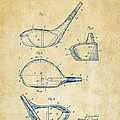 1926 Golf Club Patent Artwork - Vintage