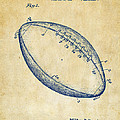 1939 Football Patent Artwork - Vintage