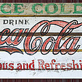 Antique Coca Cola Sign 