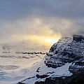Glacier Above Lake Louise Alberta Canada