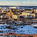 Winter Afternoon Laguna Pueblo - Native American Pueblo Photograph Photograph by Duane Miller