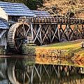 Mabry Grist Mill Fall Panorama Photograph by Adam Jewell