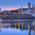 Susquehanna River Reflection Panorama Photograph by Adam Jewell