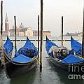 San Giorgio Maggiore church and gondolas