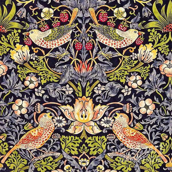 ホビーラホビーレクロスステッチ　strawberry thief Ⅱ Strawberry Thief #2 Jigsaw Puzzle by William Morris - PX Puzzles