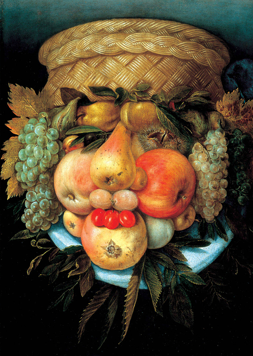 Fruit Basket Jigsaw Puzzle by Giuseppe Arcimboldo - PX Puzzles