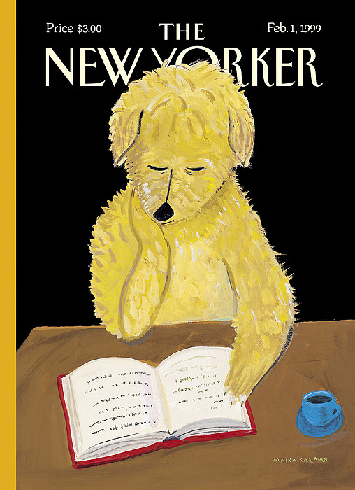 The New Yorker Cover - February 1, 1999 by Maira Kalman