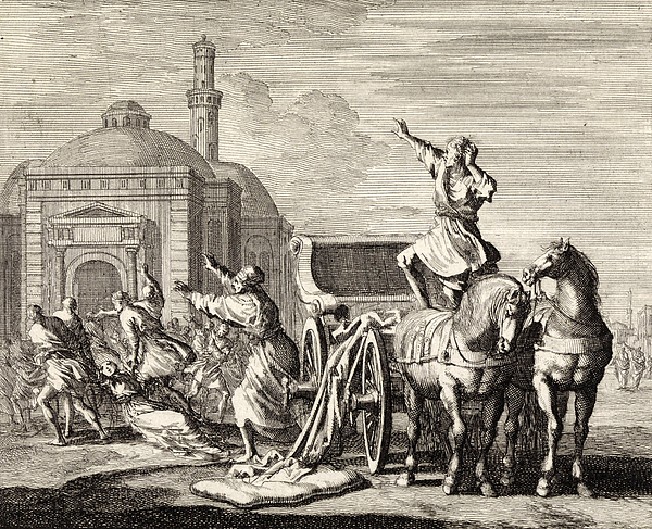 Death Of Hypatia, 415 Ad #1 Greeting Card by Science Source