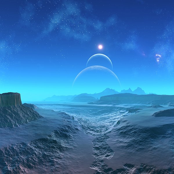 Alien Planet, Artwork #6 Jigsaw Puzzle by Mehau Kulyk - Photos.com