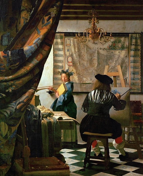 JOHANNES VERMEER The Art of Painting. Date/Period 1666 - 1668
