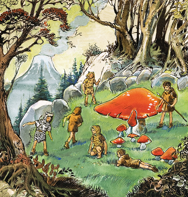 The Lost Boys, Illustration From Peter Pan By Jm Barrie Tapestry