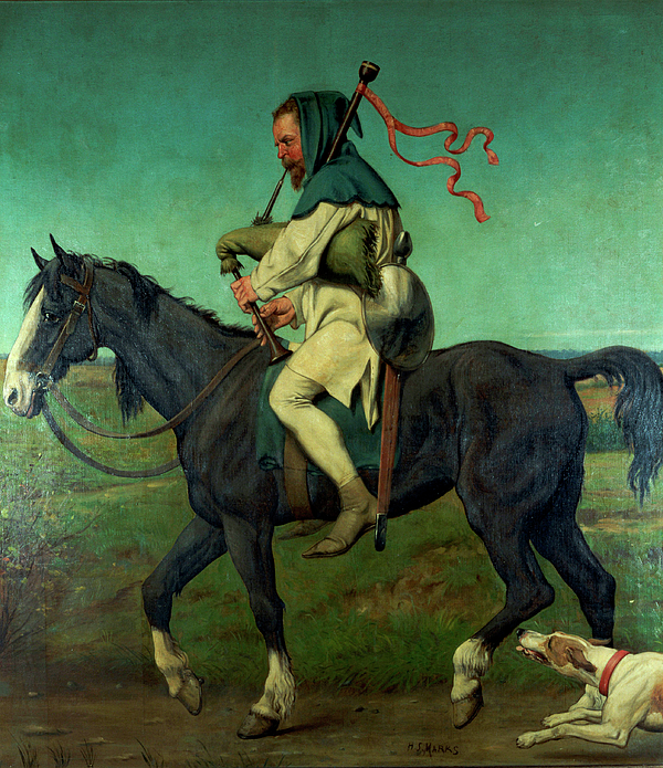 The Miller, From 'the Canterbury Tales', 1878 Jigsaw Puzzle by