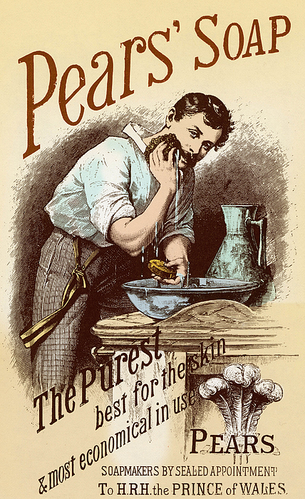 Cartello Metallico Vintage Pears Soap 6x8 Pollici | Poster Retrò Da Parete Con Stampa Pubblicitaria Antica - 3